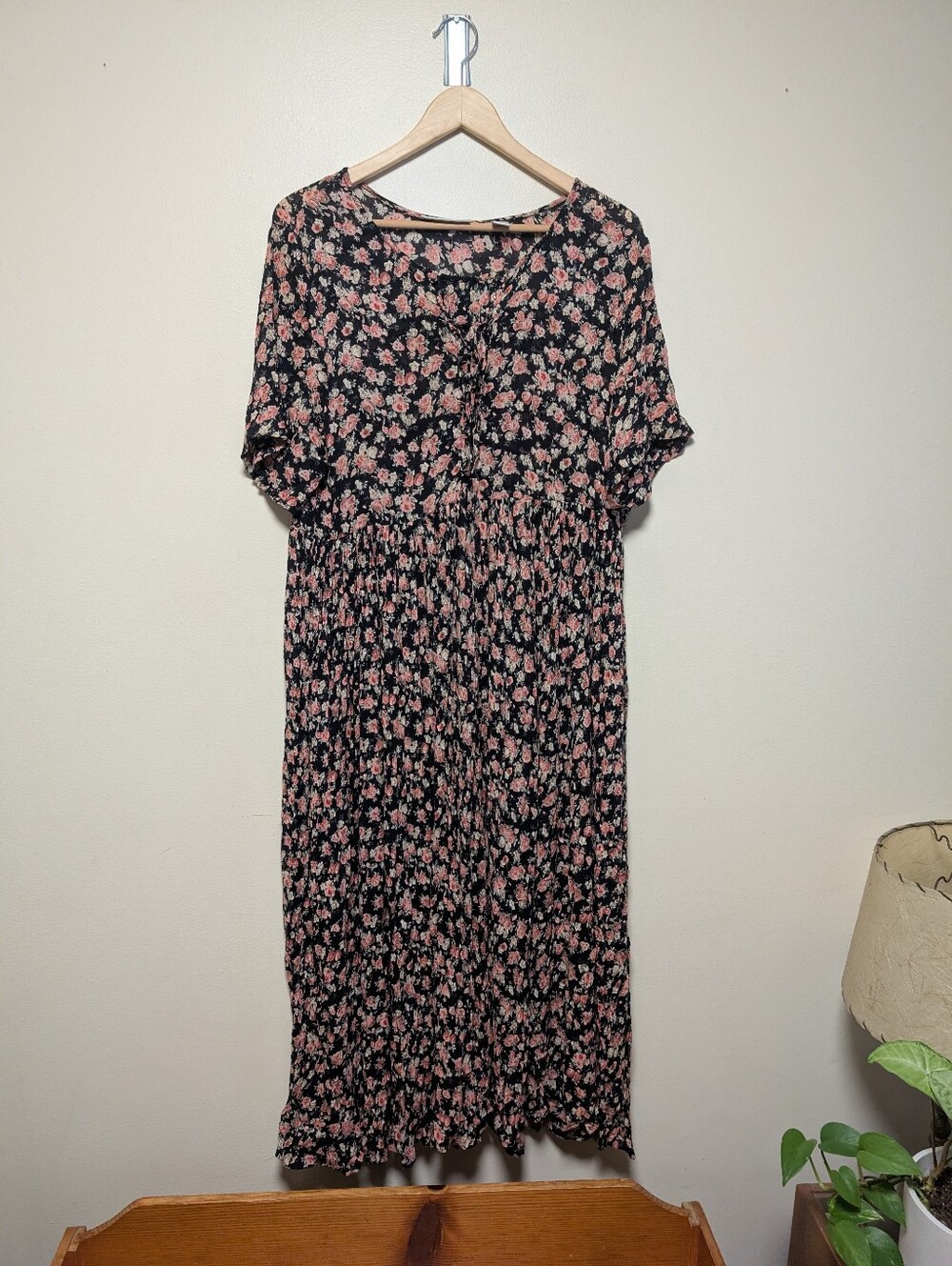 Erika Taylor Petites Floral Midi Dress Medium Cottagecore Boho